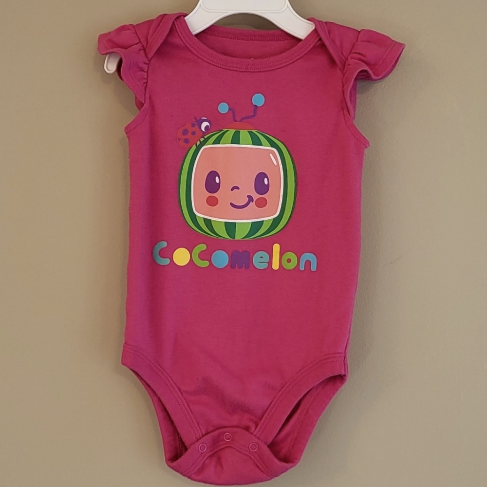 Cocomelon pink onesie/bodysuit
